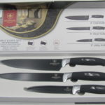 BEHRINGER SWISS BRAND - NON STICK 3 PCS KNIFE SET PEELER FREE