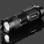 CREE Q5 LED  FLASHLIGHT - 3 Modes  Zoom Pocket Flashlight Focus Torch
