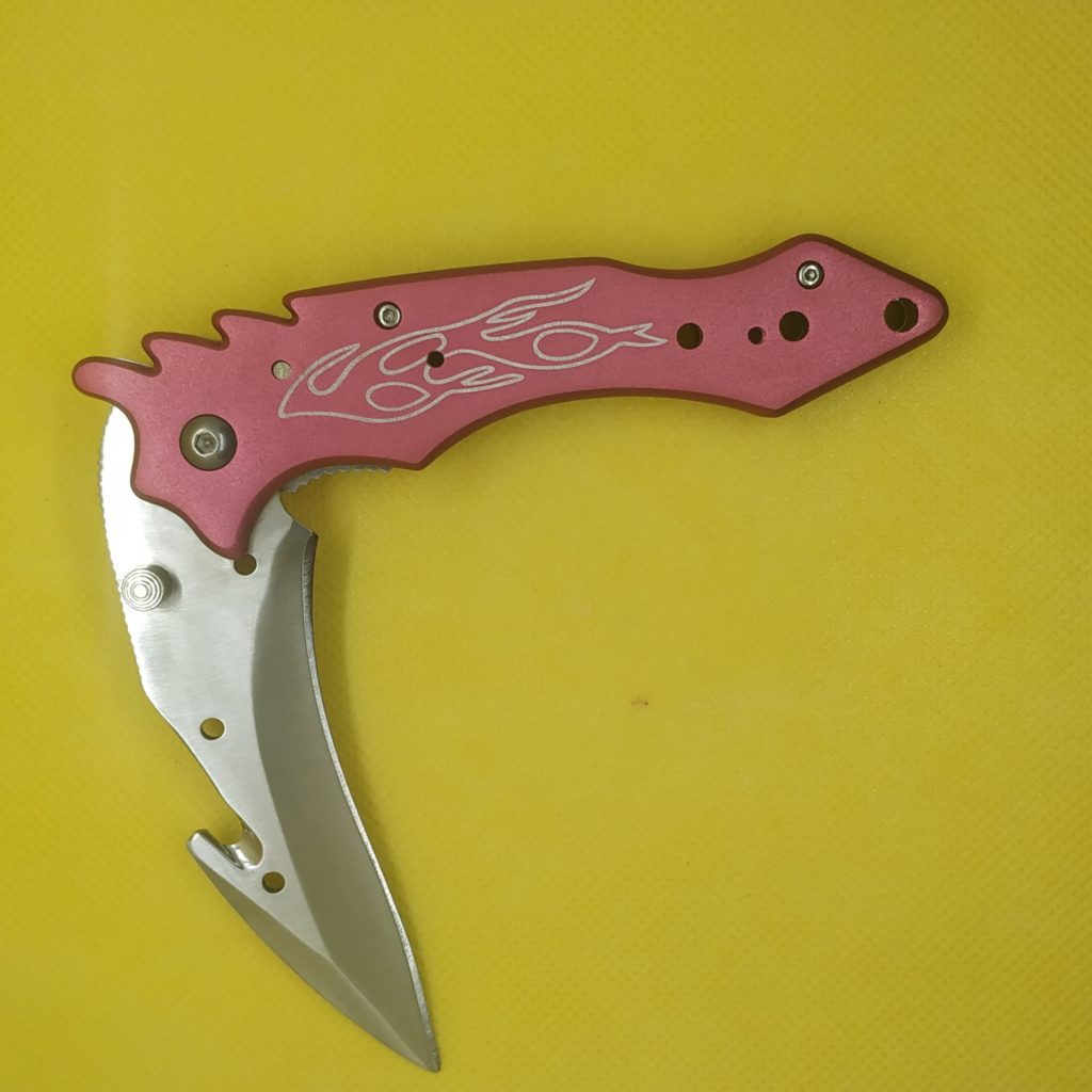 Designer Folding Knife with Belt Cutter KNIVESINDIA