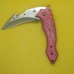 Designer Folding Knife with Belt Cutter