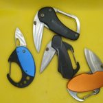 Colorful  EDC Small Carabiner Knifes - 3 Pcs