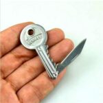Stainless Steel Multi-Function Mini Key Folding Knife - 2 PCS