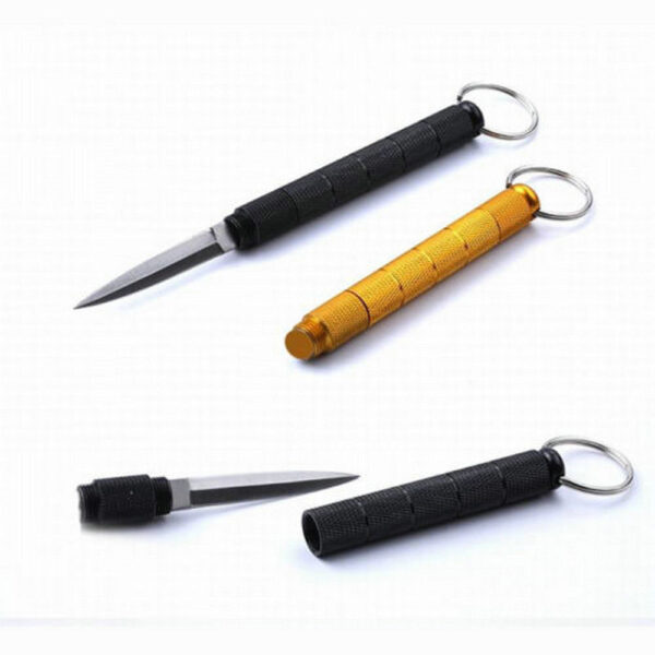 KUBOTAN Portable EDC Key Fold Knife Survival Keychain Folding Tactical