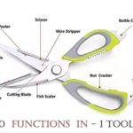 Multi Function Kitchen Scissors with Magnetic hanger