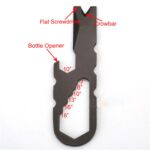 Tactical Multifunctional Outdoor Combination Pocket Tool Knife Pry Bar Screwdriver Set Bottle Opener EDC Multi-tool Keychain