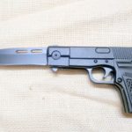 FULLY LOADED SPRING ASSISTED PISTOL KNIFE.