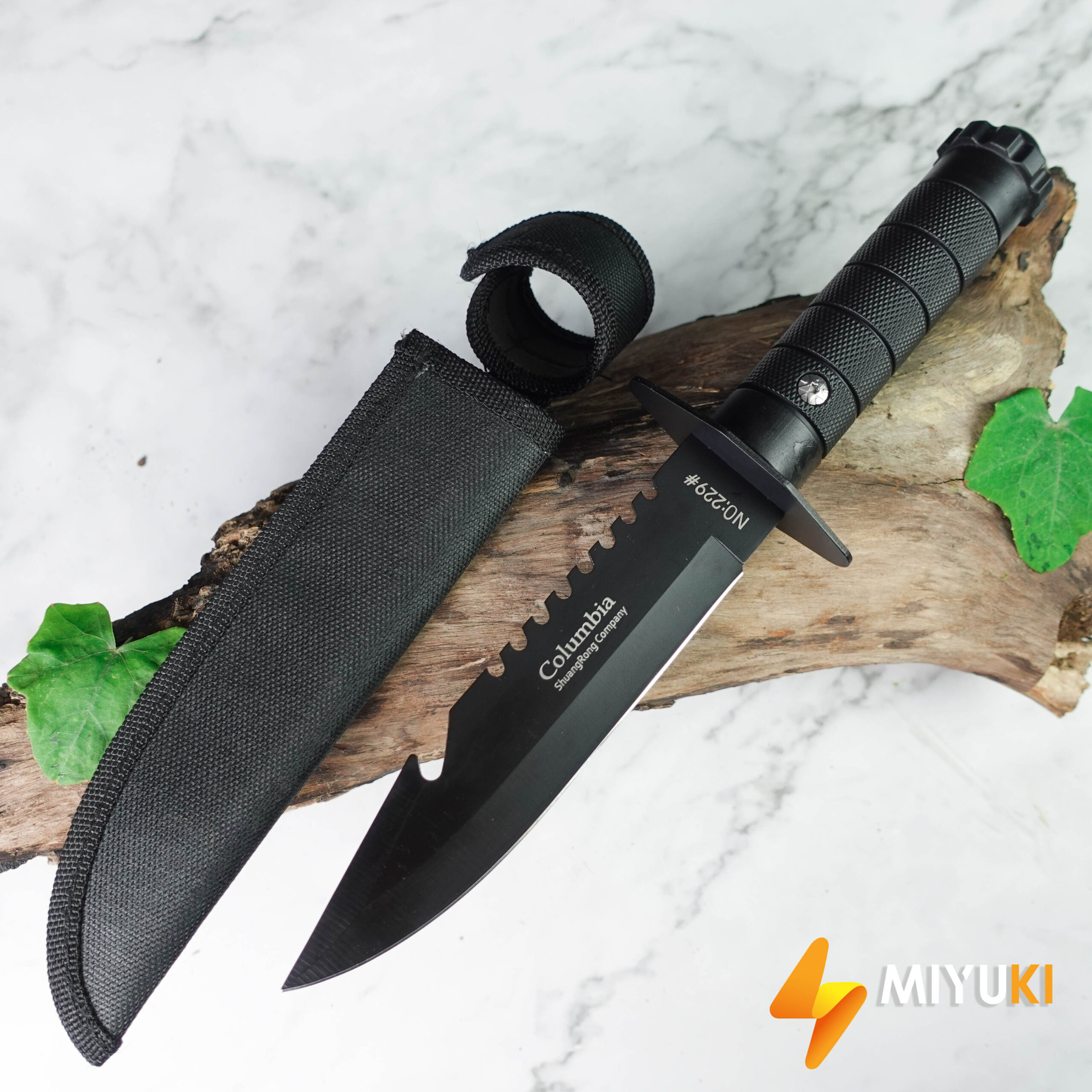 COLUMBIA 229 FIXED BLADE KNIFE WITH NYLON SHEATH KNIVESINDIA