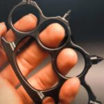 BLACK SPIKED KNUCKLE - PAPER WEIGHT